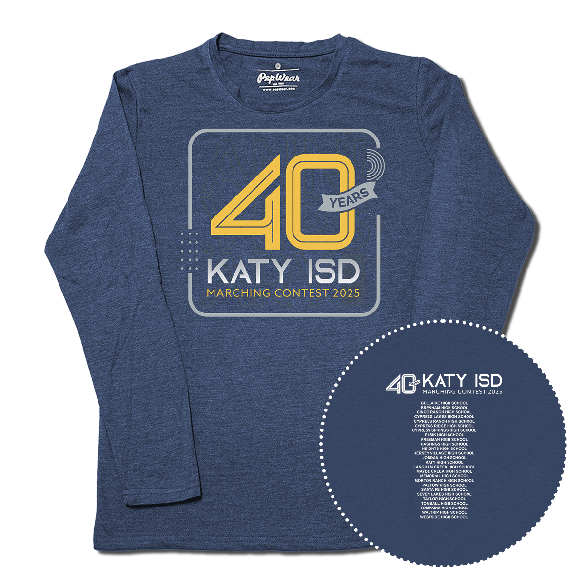 2025 Katy ISD Marching Contest Long Sleeve