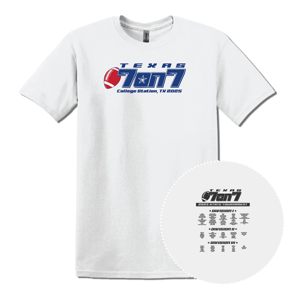2025 Texas 7 on 7 Football T-Shirt
