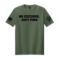 AAU Wrestling No Excuses T-Shirt