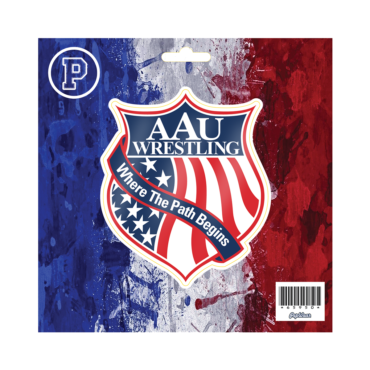 AAU Wrestling Sticker Sheet