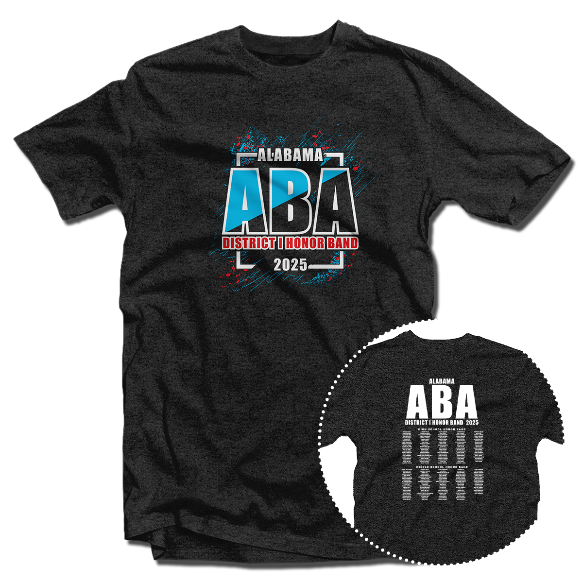 2025 Alabama ABA District I Honor Band T-Shirt