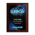 2024-2025 ASBOA Region III HS Band 6x8 Plaque