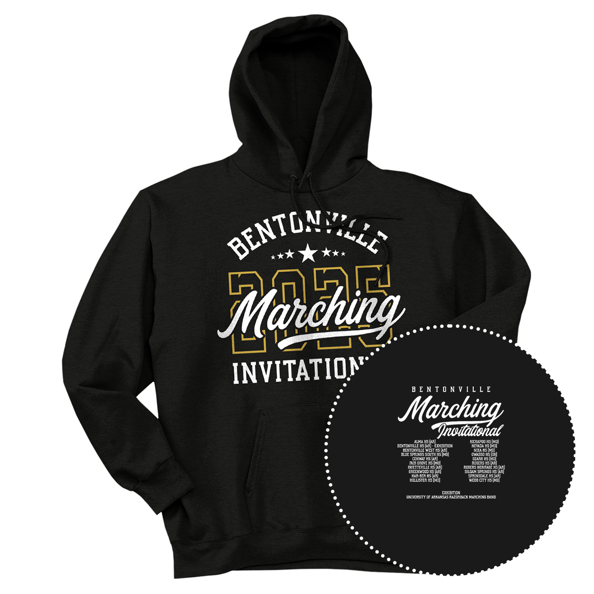 2025 Bentonville Marching Invitational Hoodie