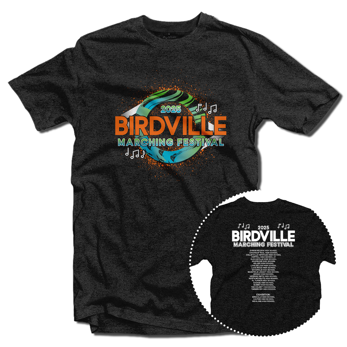 2025 Birdville Marching Festival T-Shirt