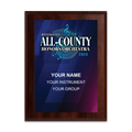 2025 Broward All-County Honors Orchestra 6x8 Plaque