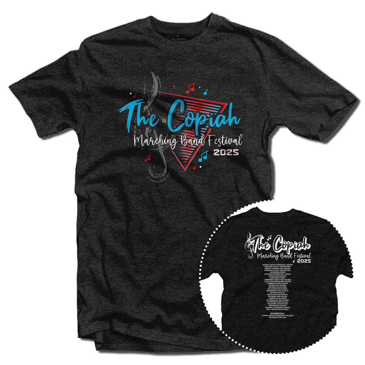 2025 Copiah Academy Marching Festival T-Shirt
