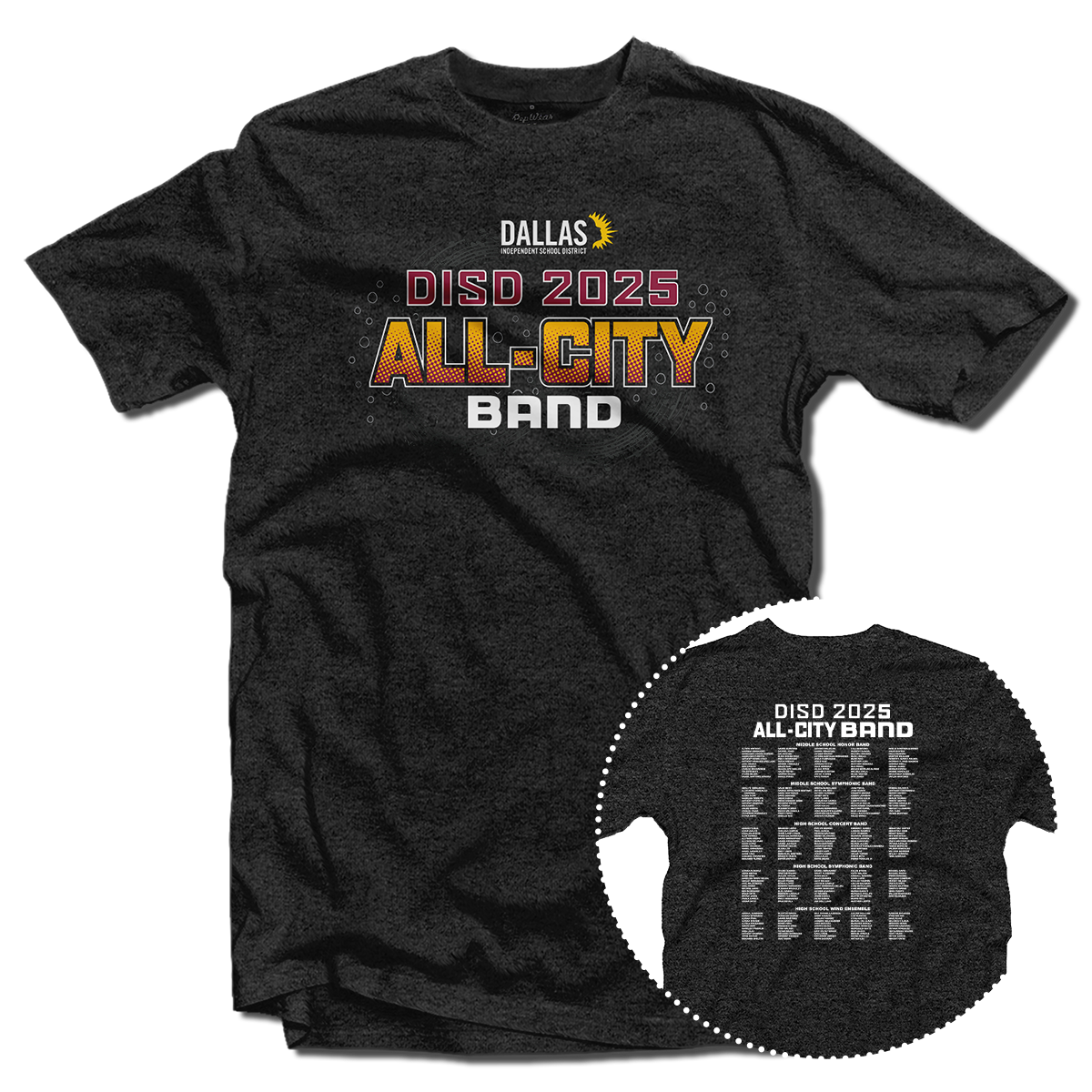 2025 Dallas ISD All-City Band T-Shirt