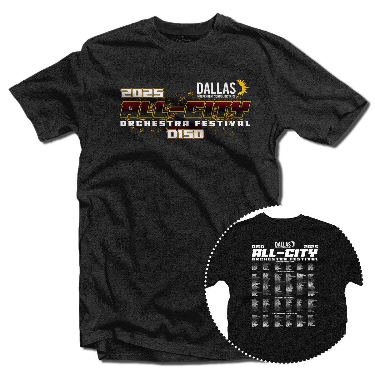 2025 DISD All-City Orchestra T-Shirt
