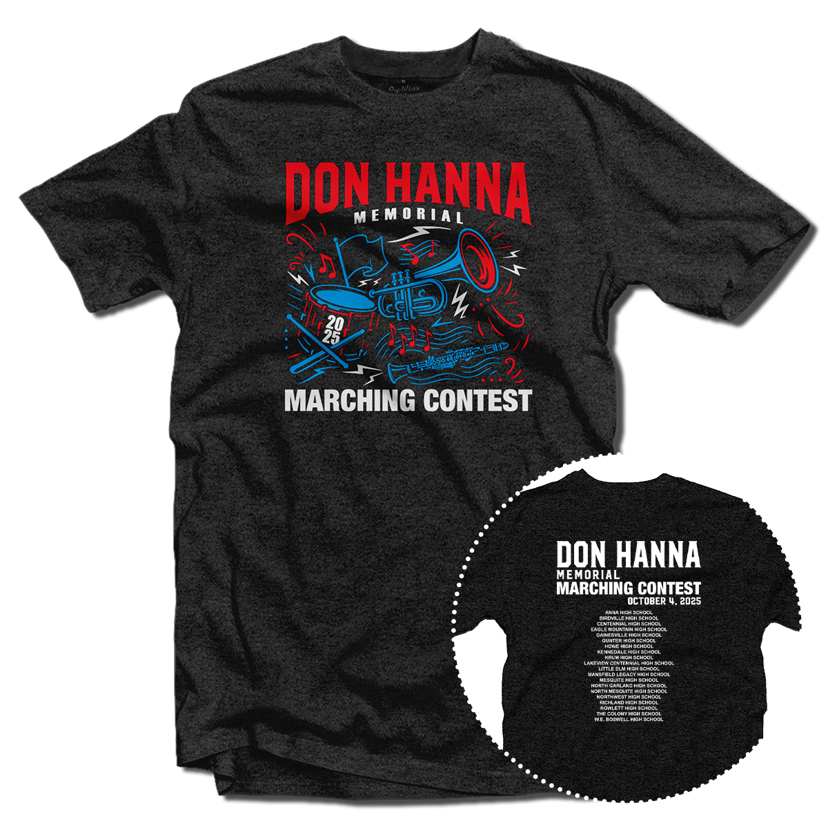 2025 Don Hanna Memorial Marching Contest T-Shirt