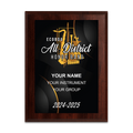 2024-2025 ECOBDA All-District Honor Band 6x8 Plaque