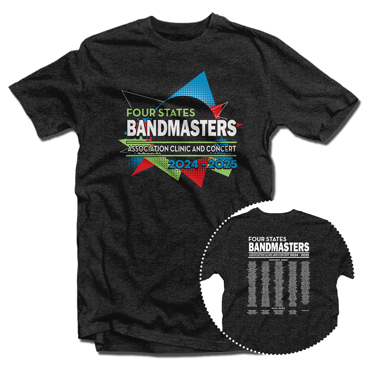 2024-2025 Four States Bandmasters Association T-Shirt