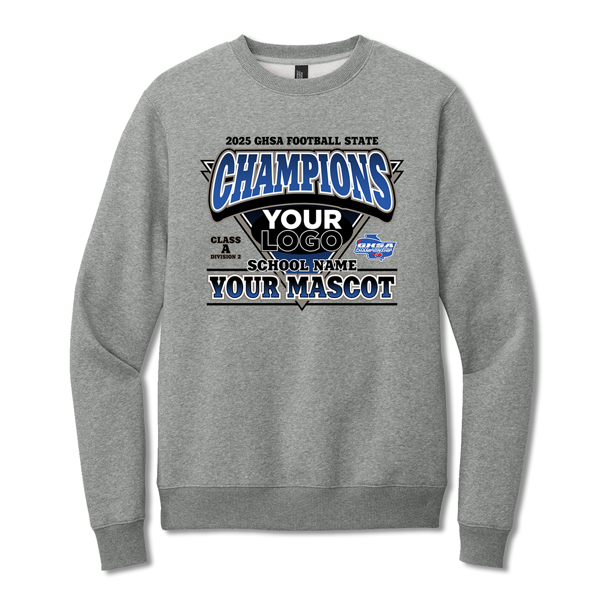 Champion: 2025 GHSA Football Crewneck
