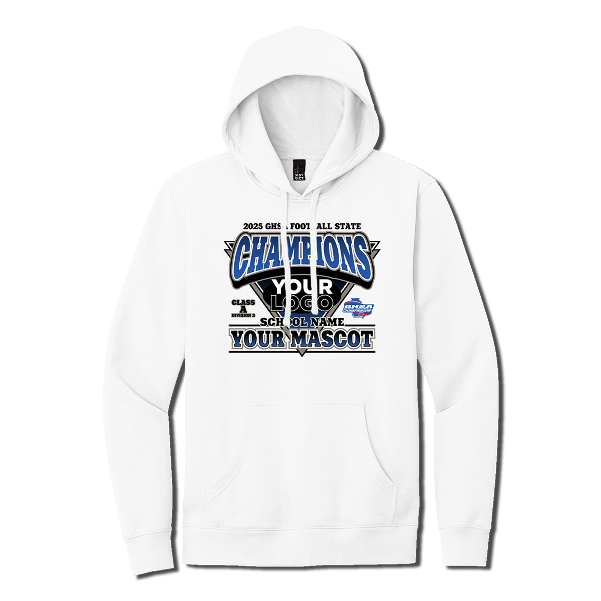 Champion: 2025 GHSA Football Hoodie
