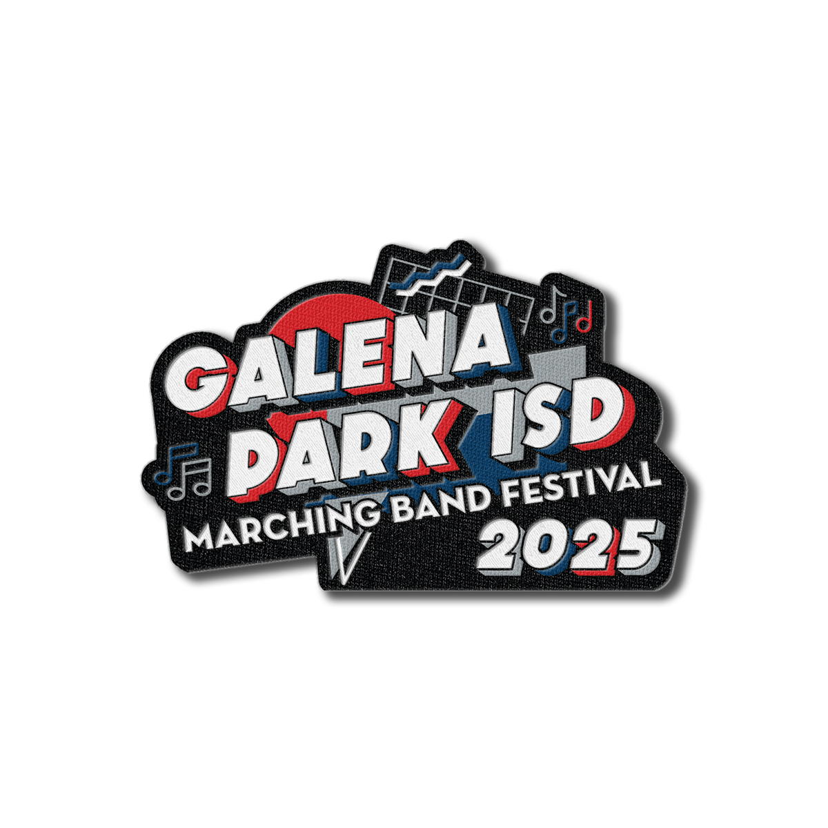 2025 Galena Park ISD Marching Band Festival Patch