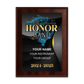 2024-2025 Gateway Music Association Honor Band 6x8 Plaque