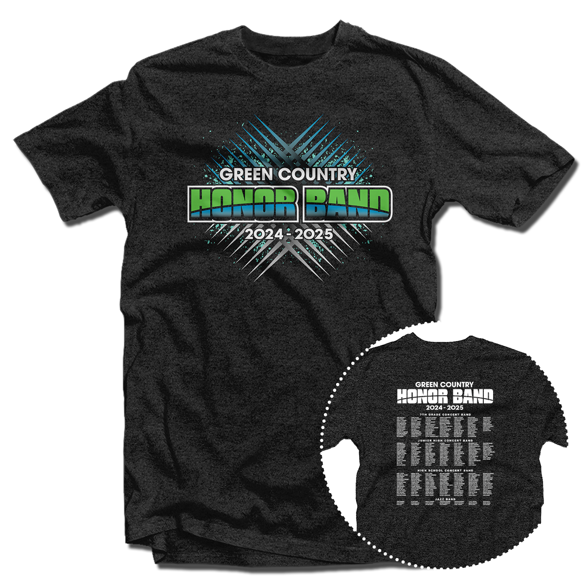 2024-2025 Green Country Honor Band T-Shirt