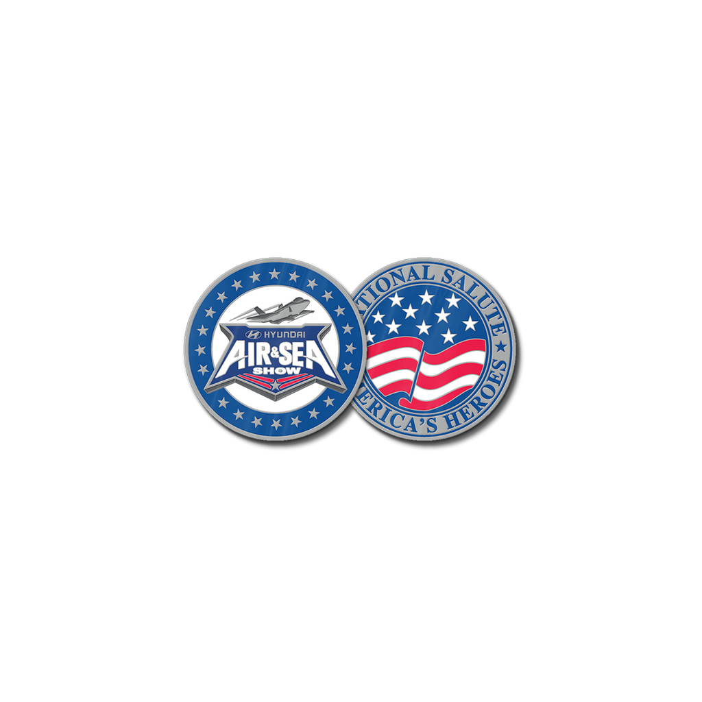 Hyundai Air & Sea Show Challenge Coin
