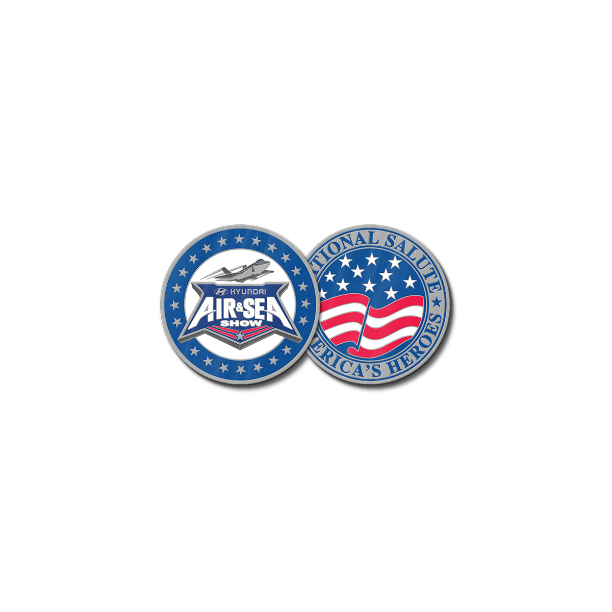 Hyundai Air & Sea Show Challenge Coin