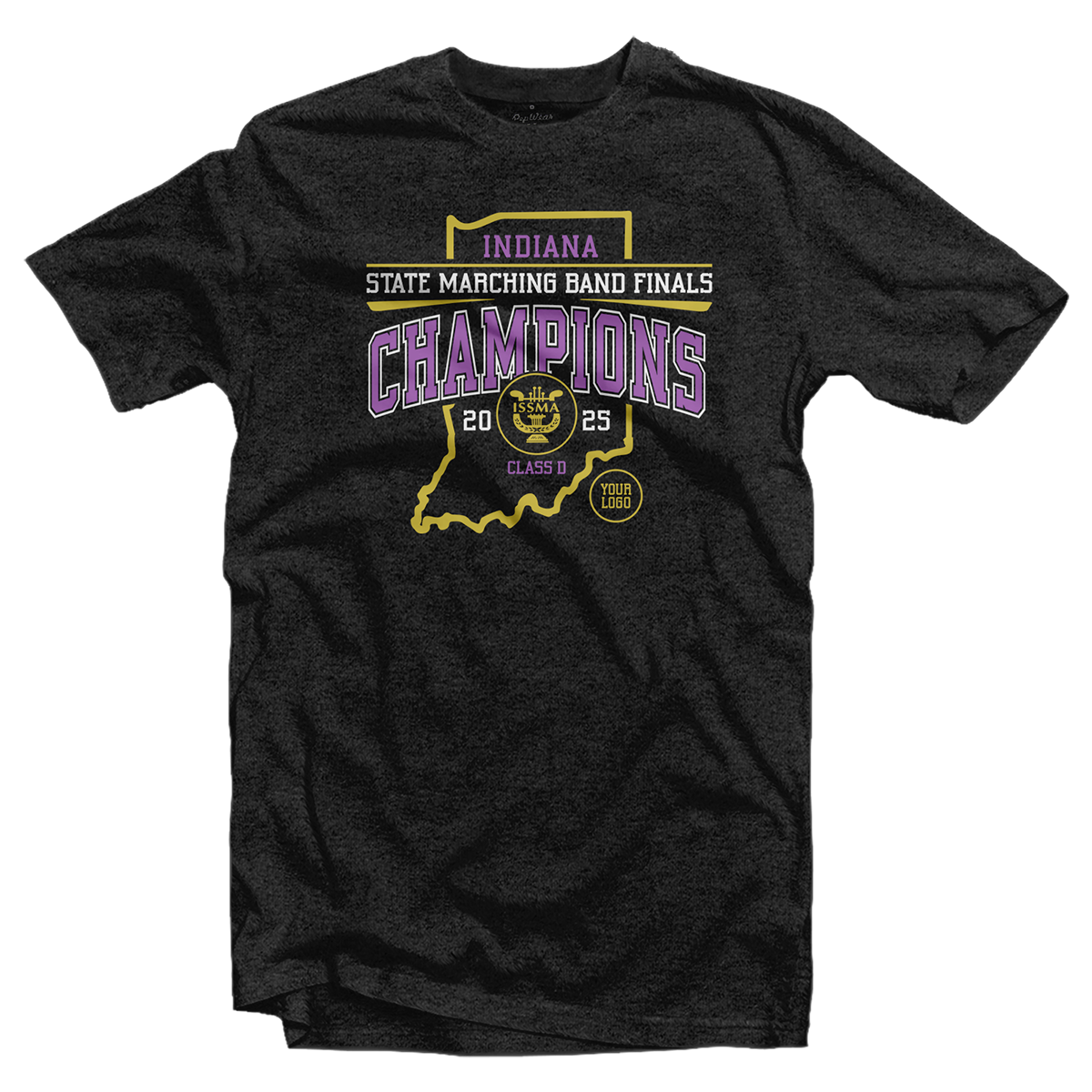 Class D CHAMPION: 2025 ISSMA State Marching Band Finals T-Shirt