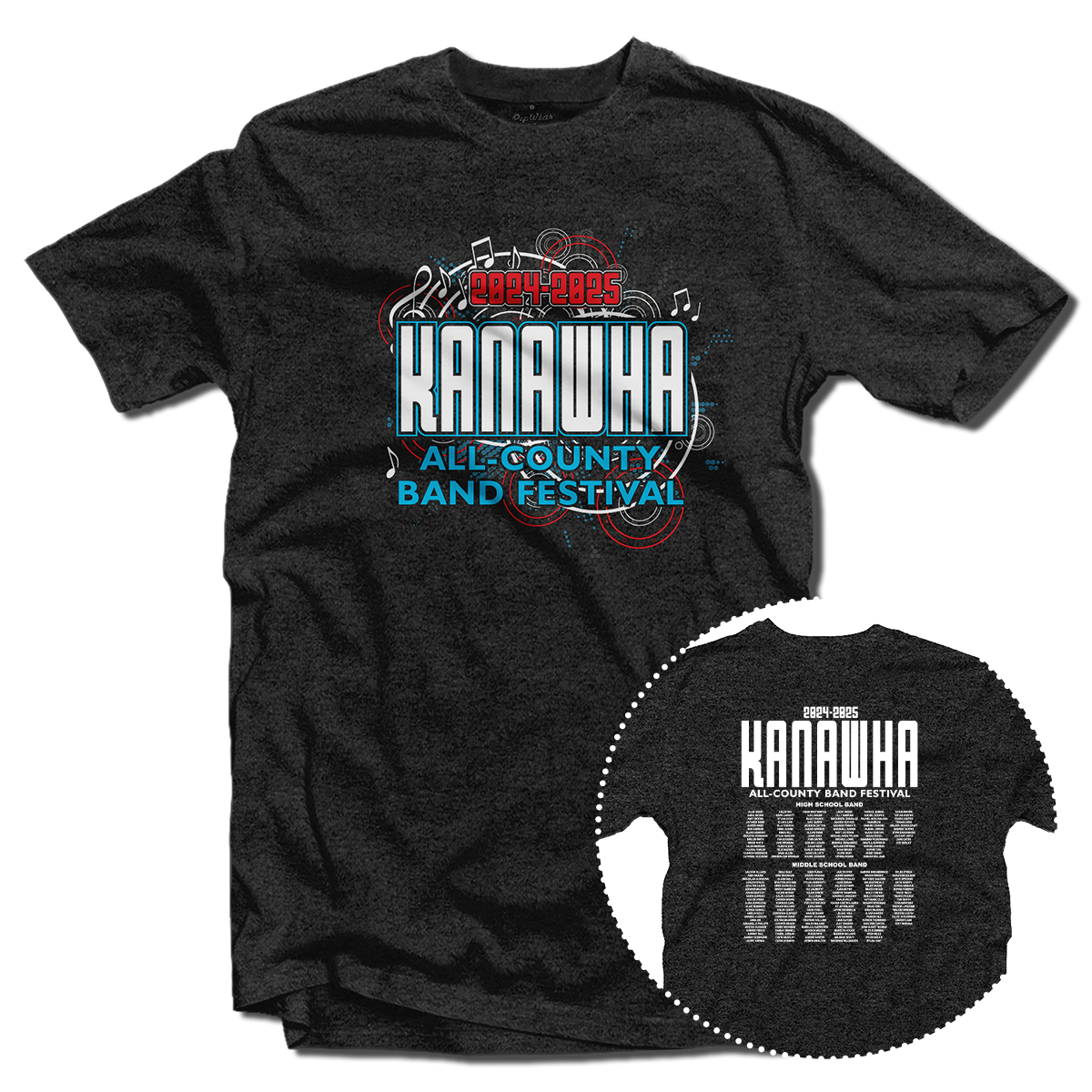 2025 Kanawha All-County Band Festival T-Shirt