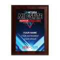 2024-2025 MTSBOA Mid-State Honor Ensembles 6x8 Plaque