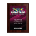 2025-2026 MTVA Mid-State Honor Choir 6x8 Plaque