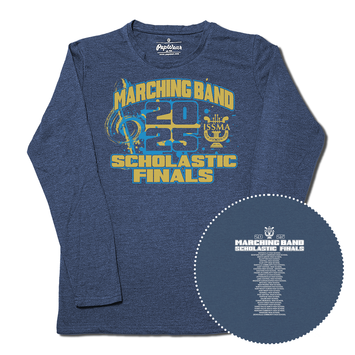 2025 ISSMA Scholastic Marching Band Finals Long Sleeve