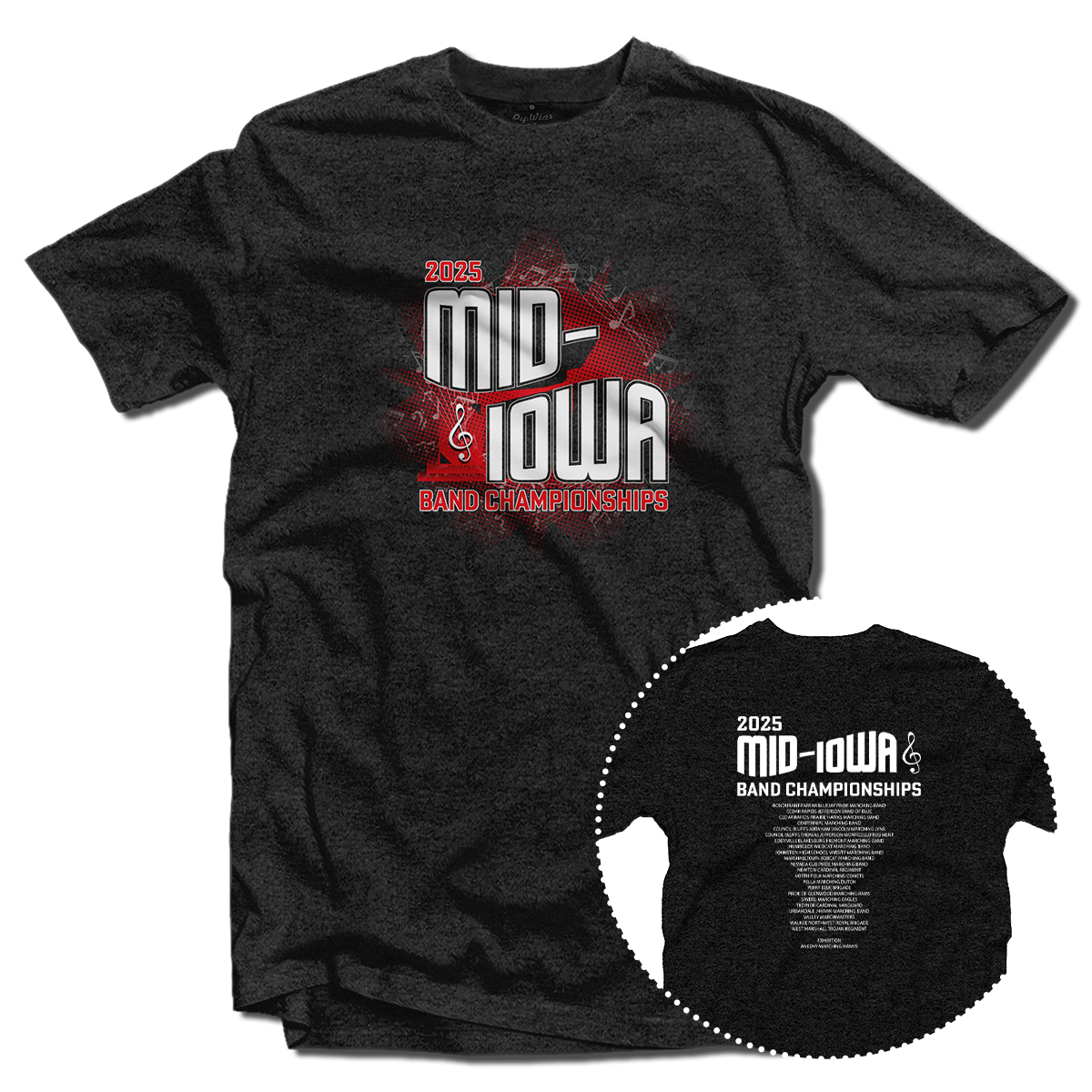 2025 Mid-Iowa Band Championships T-Shirt