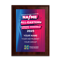2025 NAfME All-Eastern Ensembles 8x10 Plaque