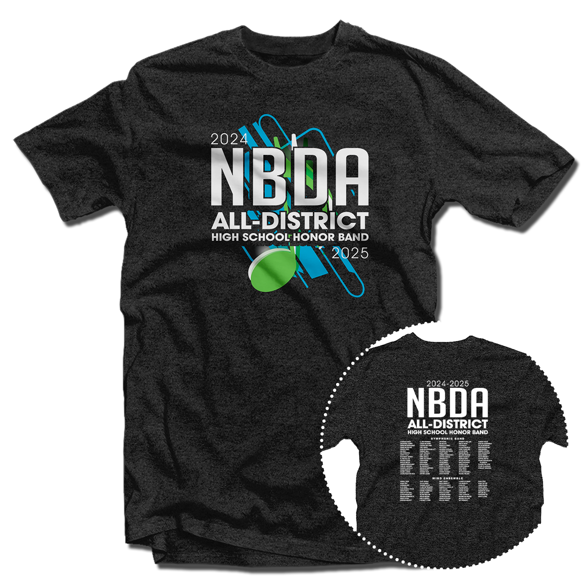2024-2025 NBDA All-District HS Honor Band T-Shirt