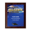 2025 NMEA (Nevada) All-State 8x10 Plaque