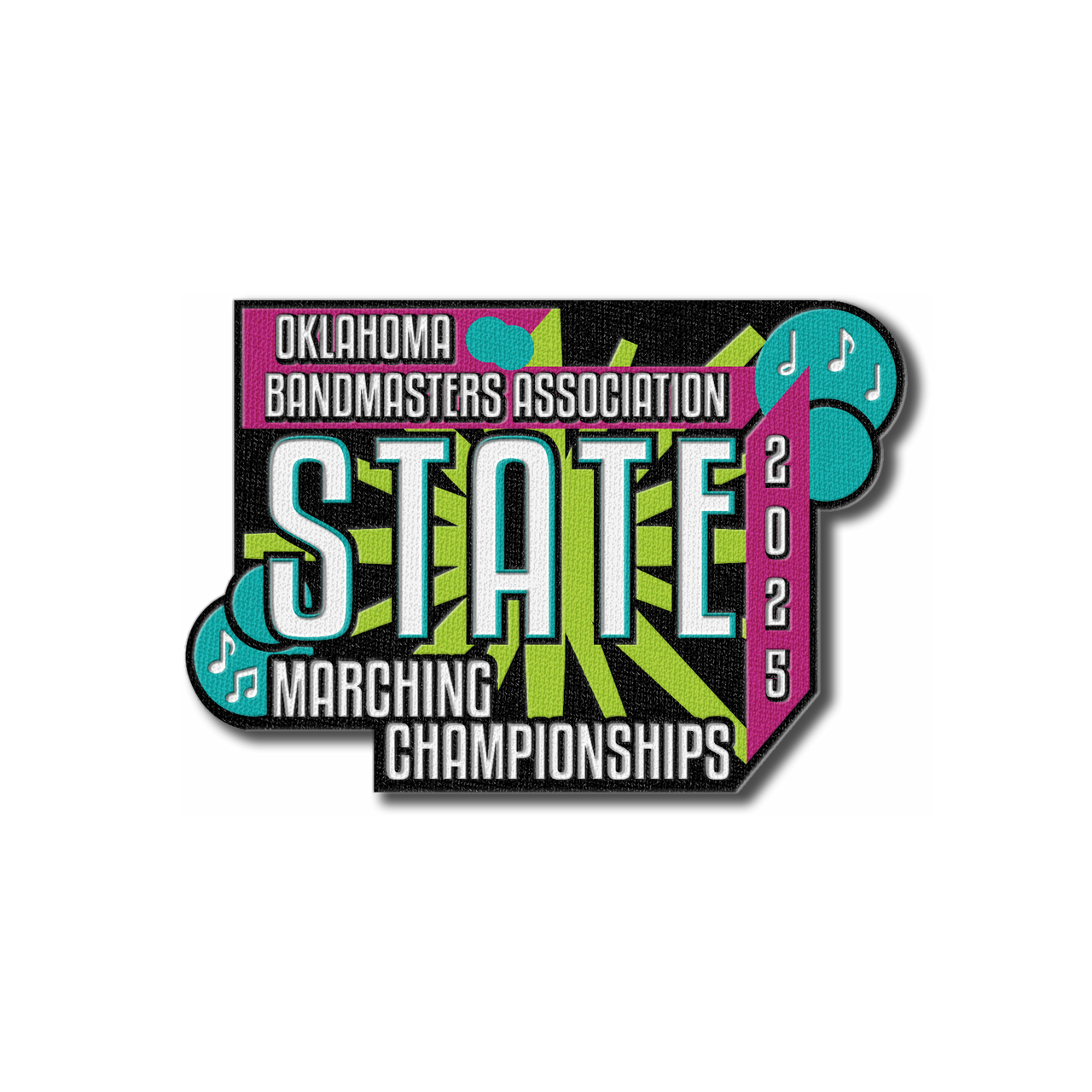2025 OBA State Marching Band Championships Patch