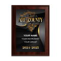 2024-2025 Okaloosa All-County Honor Bands 6x8 Plaque