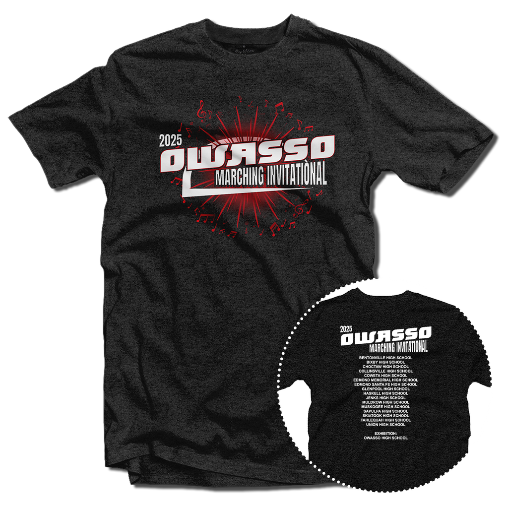 2025 Owasso Invitational Marching Contest T-Shirt