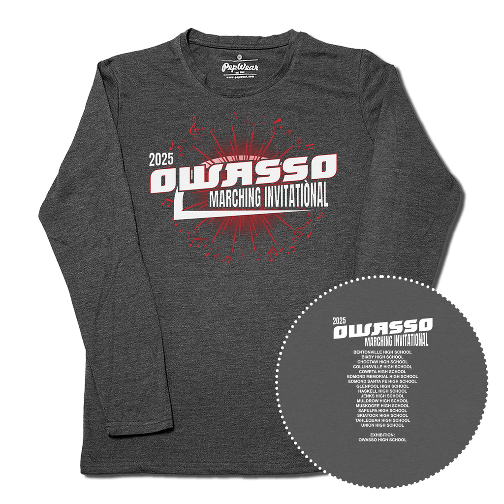 2025 Owasso Invitational Marching Contest  Long Sleeve