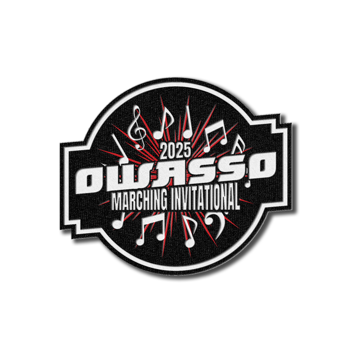 2025 Owasso Invitational Marching Contest Patch