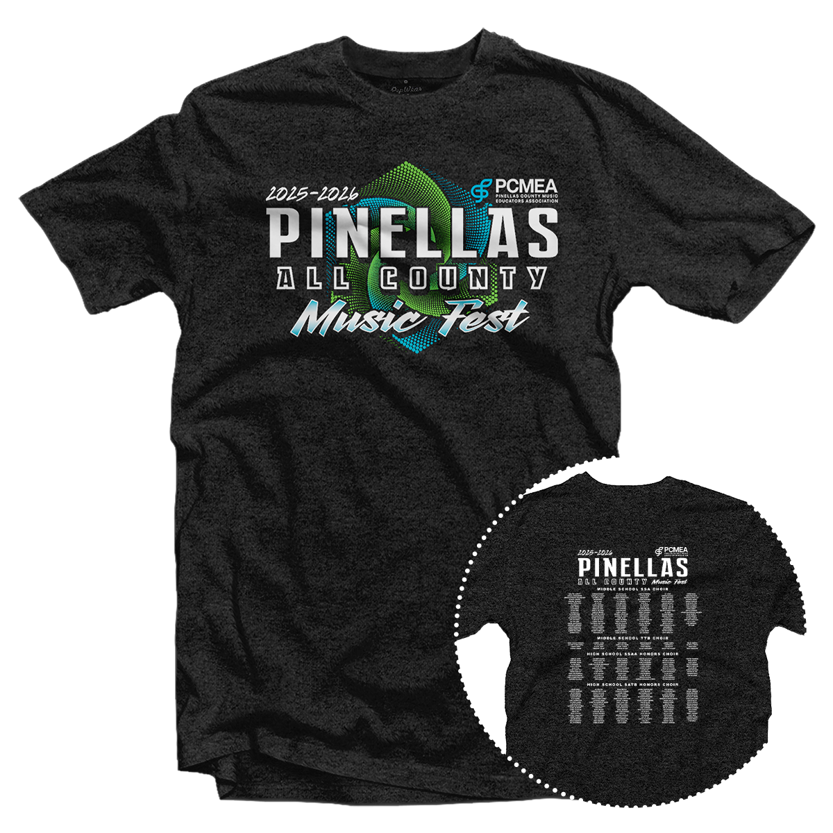 2025-2026 Pinellas All County Jazz and Guitar T-Shirt