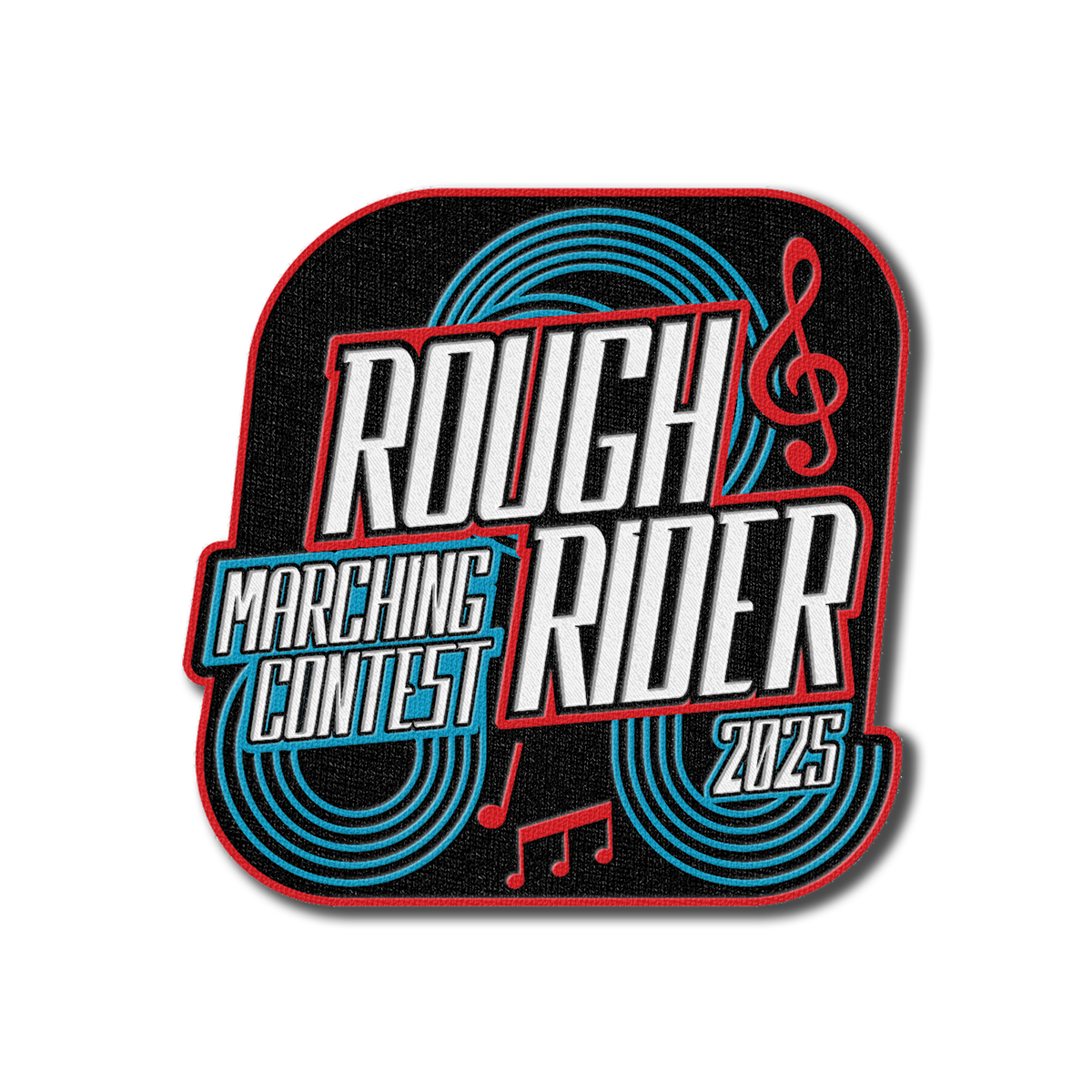 2025 Rough Rider Marching Contest Patch
