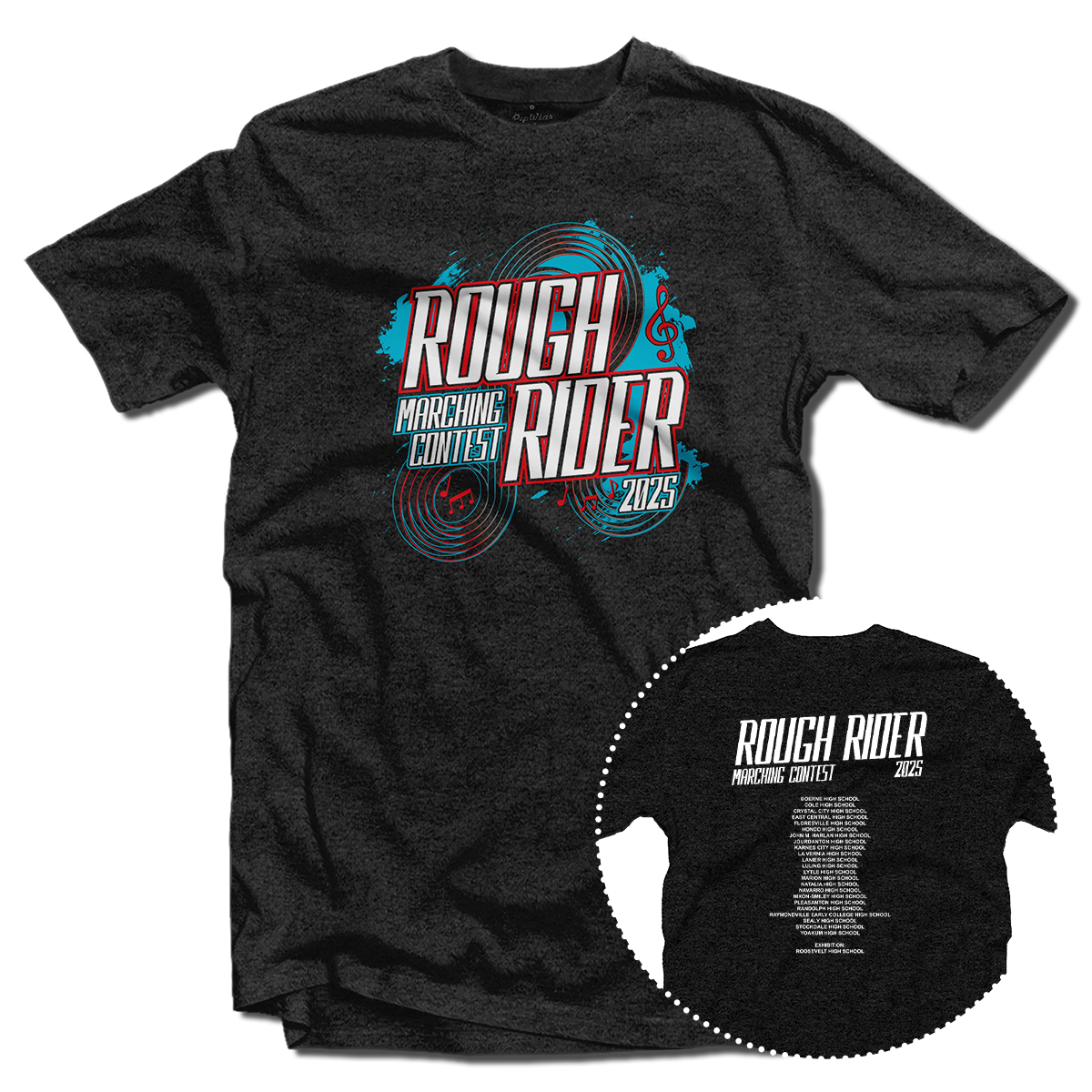 2025 Rough Rider Marching Contest T-Shirt