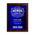 2025-2026 St. Louis Metro District 8 Honor Orchestra 6x8 Plaque