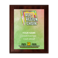 2025-2026 TMEA All-Region Choir 6x8 Plaque