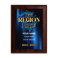 2024-2025 TPSMEA Region Choir 6x8 Plaque