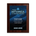 2025-2026 WTVMEA All Northwest Honor Choir 6x8 Plaque