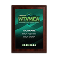 2025-2026 WTVMEA All Southwest Honor Choir 6x8 Plaque