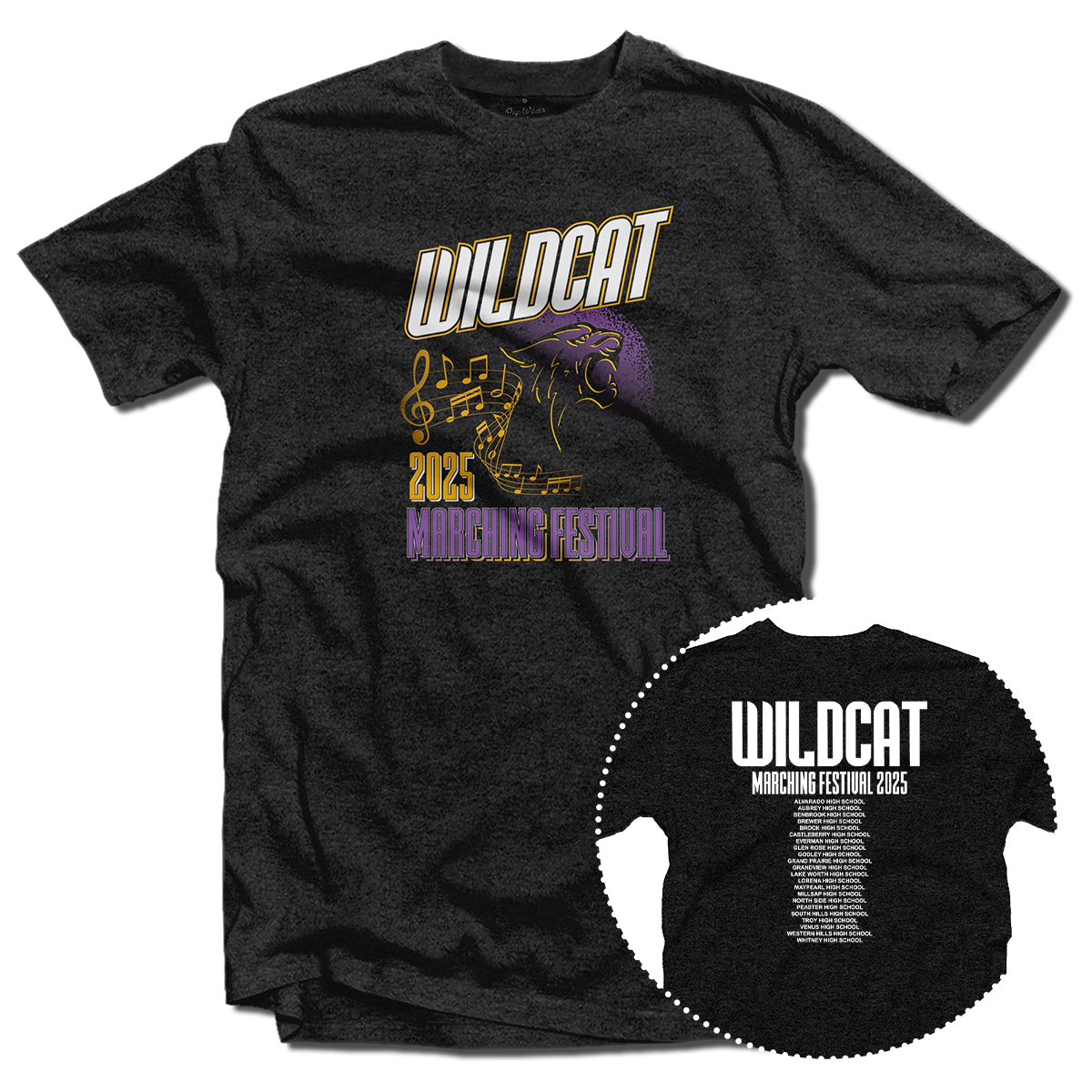2025 Wildcat Marching Festival T-Shirt