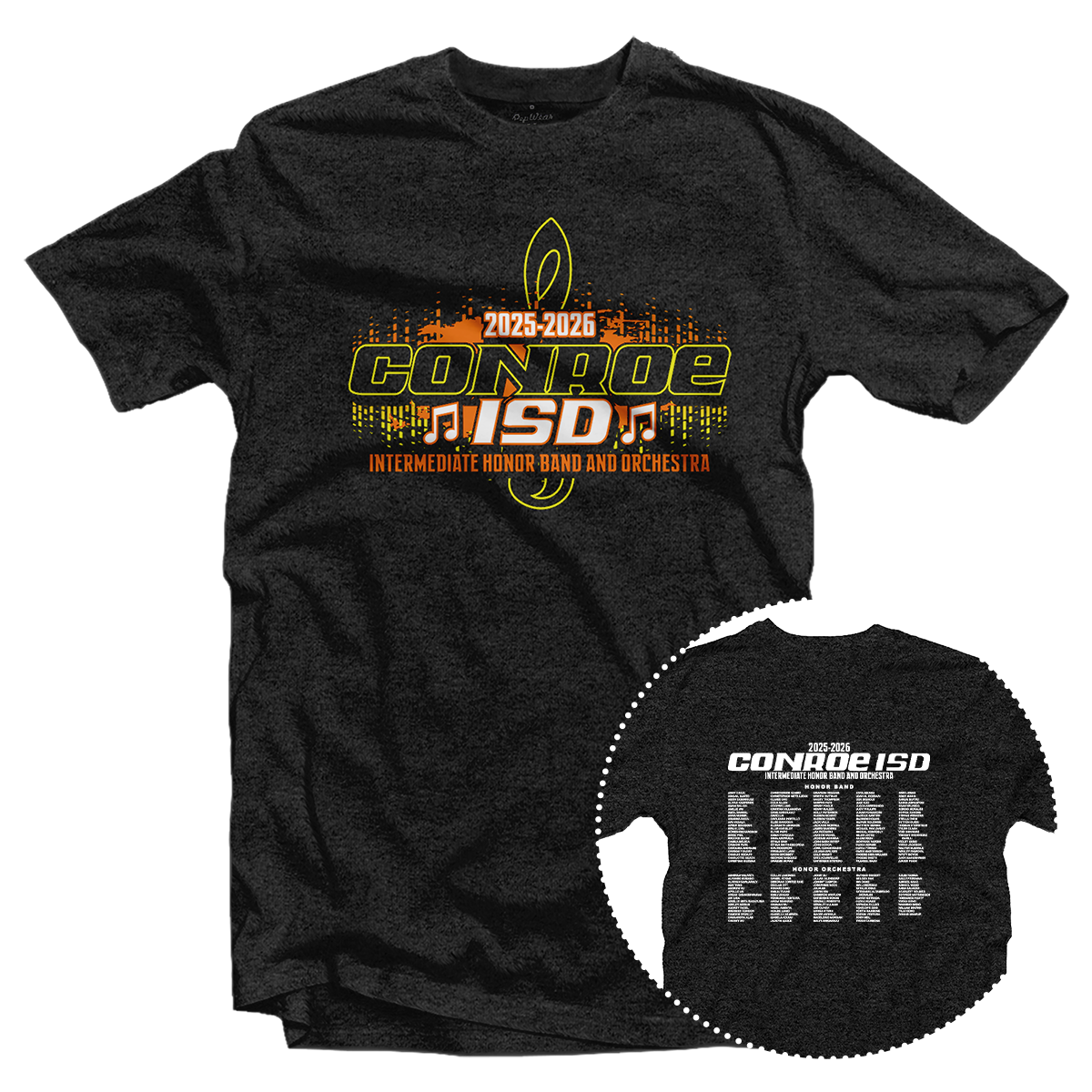 2025-2026 Conroe ISD Honor Band and Orchestra T-Shirt