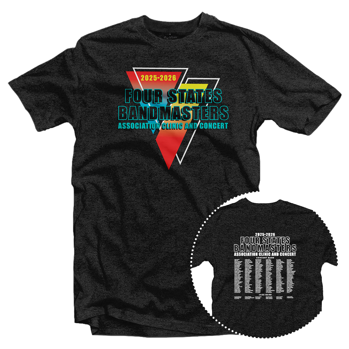 2025-2026 Four States Bandmasters Association T-Shirt