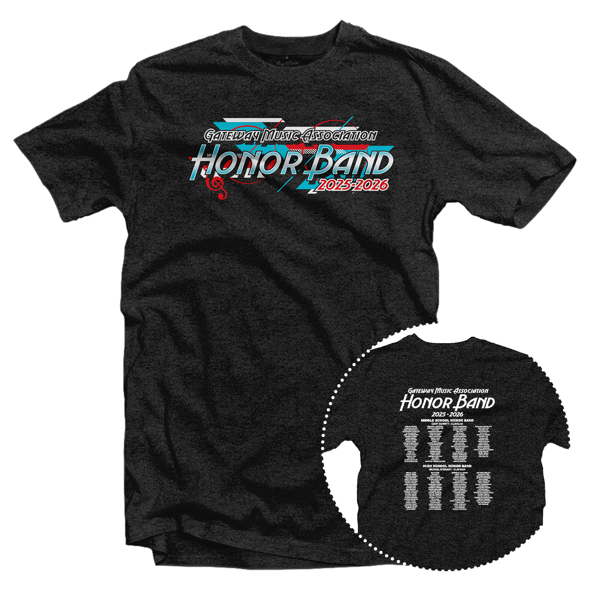 2025-2026 Gateway Music Association Honor Band T-Shirt