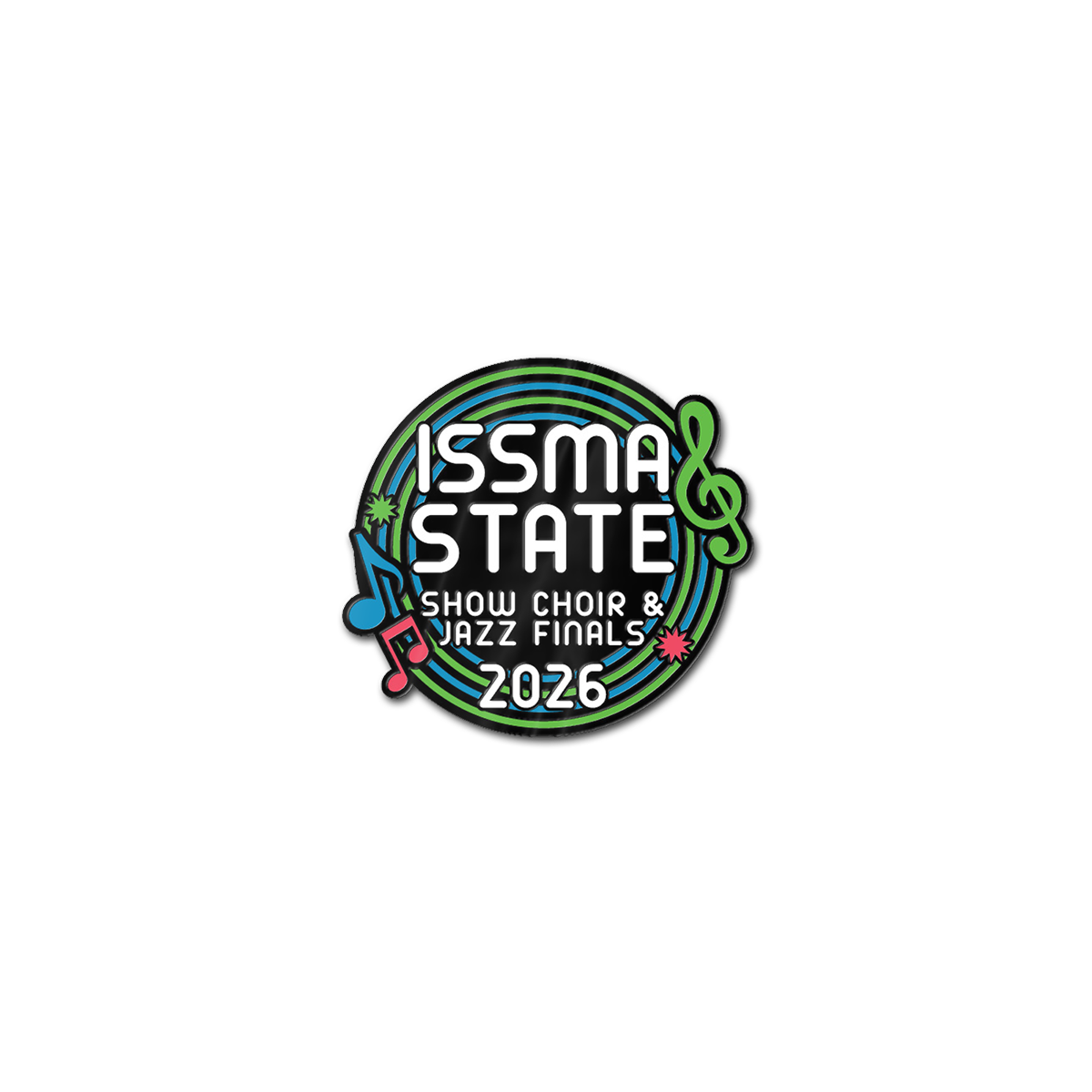 2026 ISSMA State Show Choir and Jazz Finals Event Pin