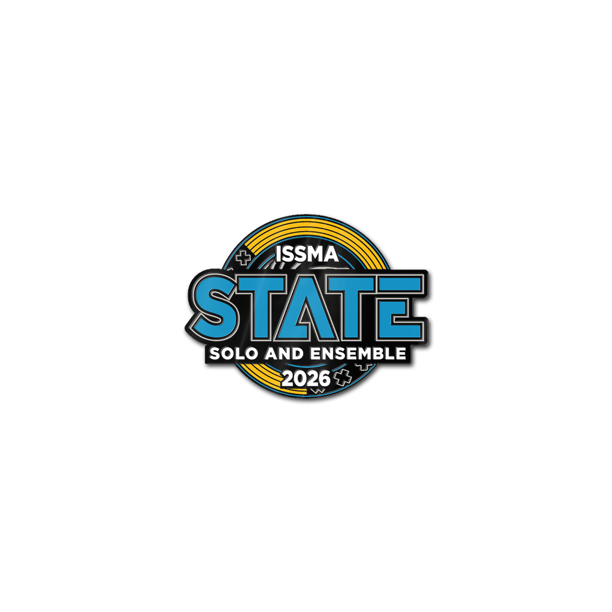 2026 ISSMA Music State Solo and Ensembles Pin